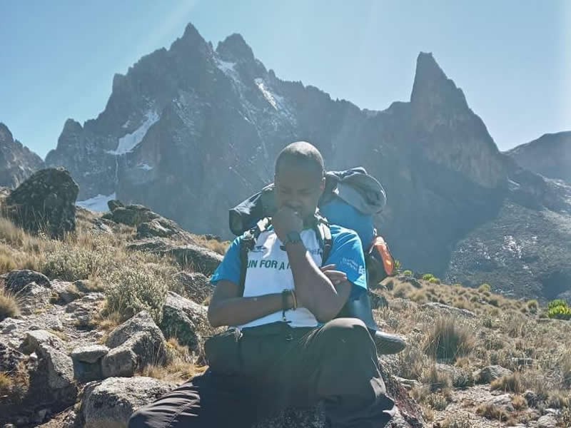 Climbing Mount Kenya